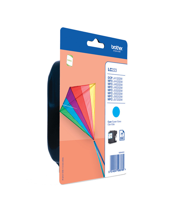 Brother LC223CBP cartouche d'encre 1 pièce(s) Original Cyan