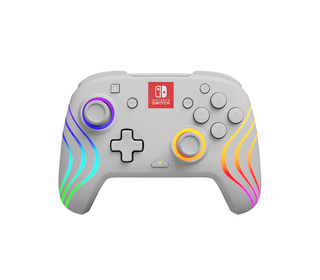 PDP Afterglow Wave Blanc USB Manette de jeu Analogique/Numérique Nintendo Switch, Nintendo Switch Lite, Nintendo Switch OLED