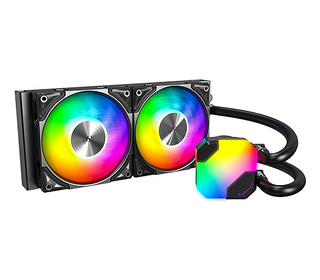 Montech HyperFlow ARGB 240 Processeur Refroidisseur de liquide tout-en-un 12 cm Noir 1 pièce(s)