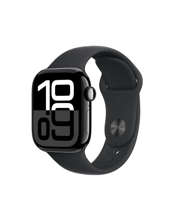 Apple Watch Series 10 OLED 42 mm Numérique 374 x 446 pixels Écran tactile Noir Wifi GPS (satellite)