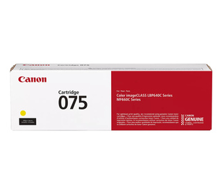 Canon 075 Cartouche de toner 1 pièce(s) Original Jaune