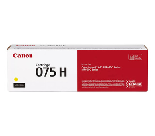 Canon 075 H Cartouche de toner 1 pièce(s) Original Jaune
