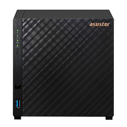 Asustor AS1204T serveur de stockage NAS Tower Realtek RTD1619B 1 Go DDR4 0 To ADM Noir