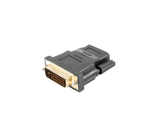 Lanberg AD-0010-BK changeur de genre de câble HDMI DVI-D Noir