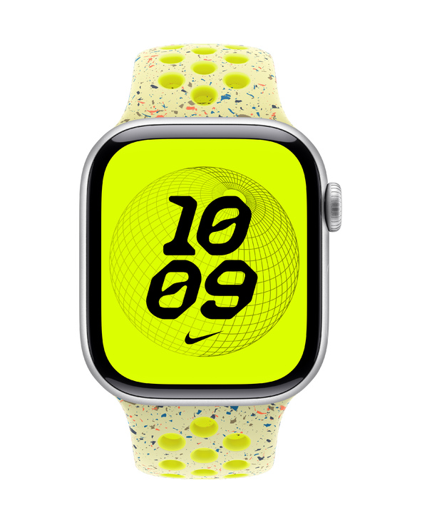 Apple MGAA4ZM/A accessoire intelligent à porter sur soi Bande Jaune Aluminium, Fluoroélastomère