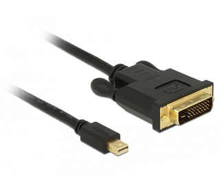 DeLOCK 83988 câble vidéo et adaptateur 1 m Mini DisplayPort DVI-D Noir