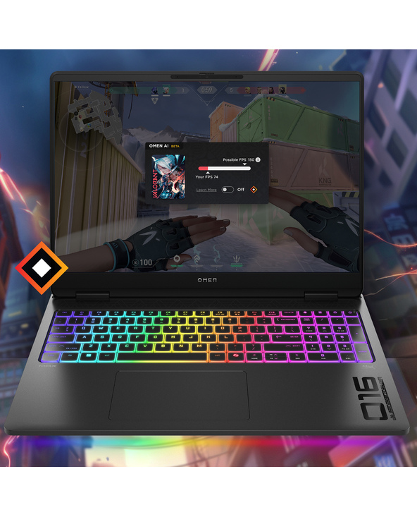 HP OMEN MAX GAMING LAPTOP 16-AH0036NF 16" Intel Core Ultra 9 64 Go Noir
