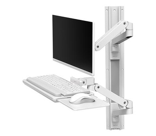 Ergotron LX Pro Series 45-696-290 support d'écran plat pour bureau 86,4 cm (34") Mur Blanc