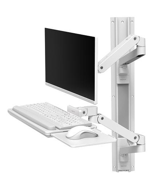 Ergotron LX Pro Series 45-696-290 support d'écran plat pour bureau 86,4 cm (34") Mur Blanc