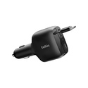 Belkin BoostCharge Universel Noir Allume-cigare Charge rapide Intérieure