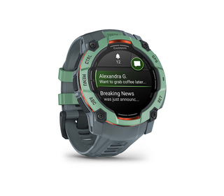 Garmin Instinct 3 AMOLED 3,3 cm (1.3") 50 mm Numérique 416 x 416 pixels Écran tactile Vert GPS (satellite)
