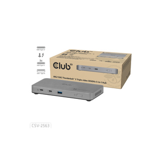 CLUB3D CSV-2563 hub & concentrateur