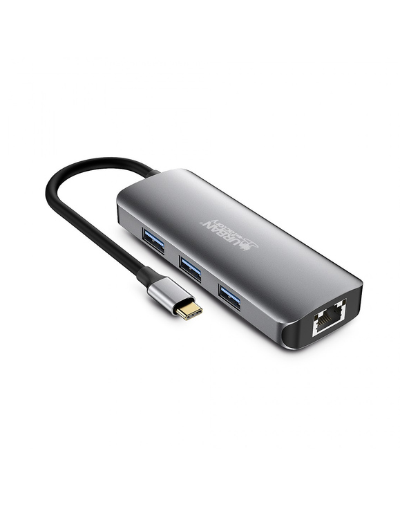 Urban Factory MHC50UF station d'accueil Avec fil USB 3.2 Gen 1 (3.1 Gen 1) Type-C Gris
