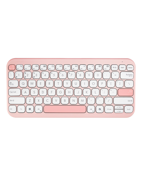 ASUS Marshmallow Keyboard KW100 clavier Maison Bluetooth QWERTZ Allemand Rose
