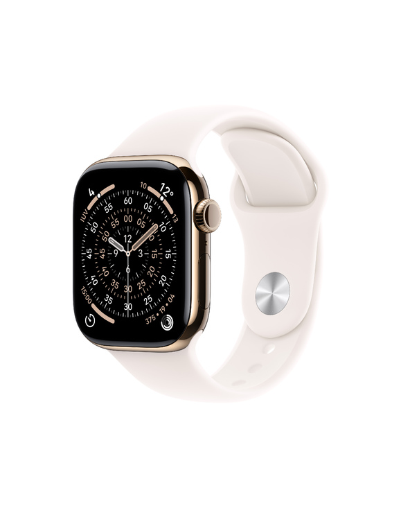 Apple Watch Series 11 OLED 42 mm Numérique 374 x 446 pixels Écran tactile 5G Titane Wifi GPS (satellite)