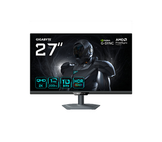 GIGABYTE G27Q2 MONITEUR DE JEU 27” 2K QHD - 2560 X 1440, 200HZ, 1MS, 350 CD/M², COMPATIBLE G-SYNC, FREESYNC PREMIUM, HDR10, HDMI