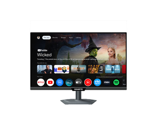 GIGABYTE M27QS MONITEUR INTELLIGENT 27” 2K QHD - GOOGLE TV, AFFICHAGE SANS FIL, 2560 X 1440, 180HZ, 1MS, 350 CD/M², FREESYNC, DI
