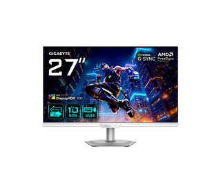 GIGABYTE M27UP ICE MONITEUR DE JEU 27” 4K UHD - MODE DOUBLE (4K 160HZ OU FHD 320HZ), 3840 X 2160, 1MS, 350 CD/M², FREESYNC PREMI