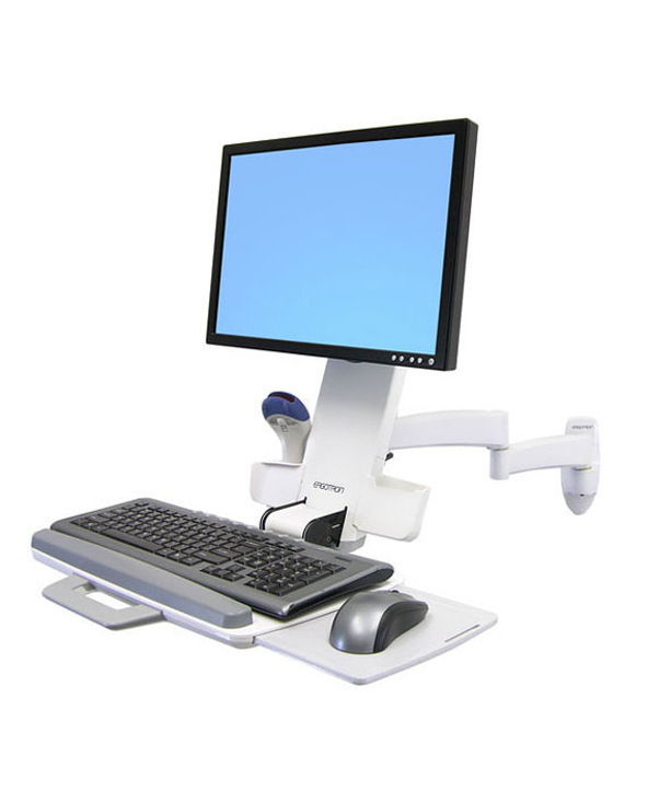 Ergotron 200 Series Combo Arm 61 cm (24") Mur Blanc