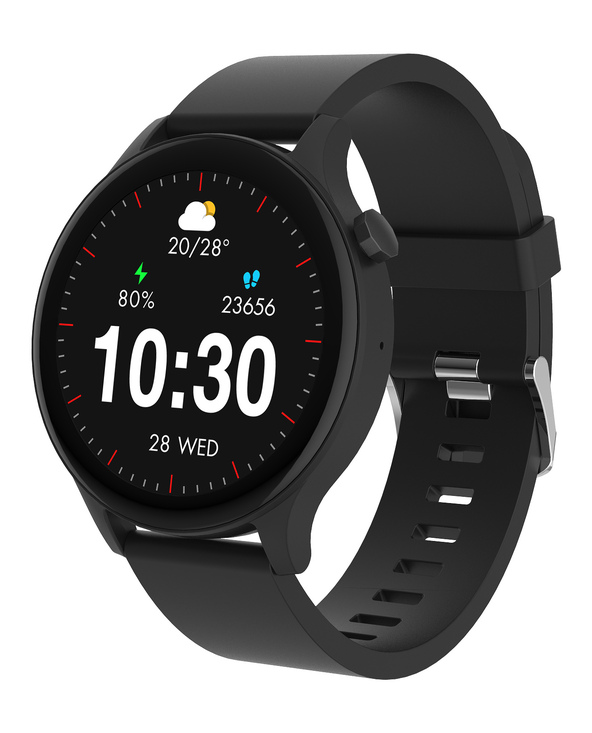 Denver SWC-338B 3,51 cm (1.38") TFT 44.6 mm Numérique 240 x 240 pixels Écran tactile Noir