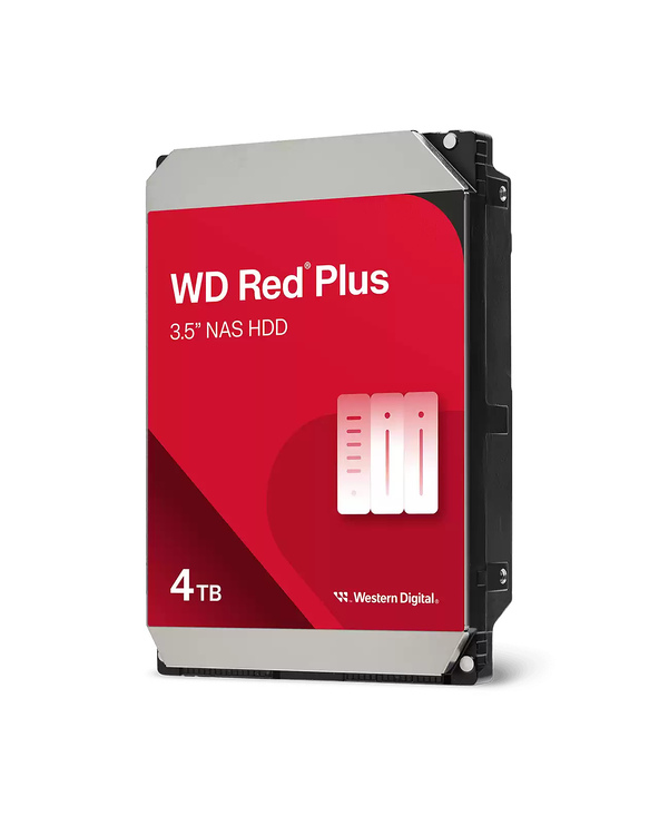 Western Digital Red Plus WD40EFZZ disque dur 4 To 5400 tr/min 128 Mo 3.5" Série ATA III