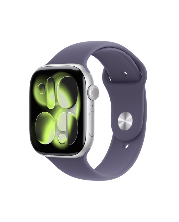 Apple Watch Series 11 OLED 46 mm Numérique 416 x 496 pixels Écran tactile 5G Argent Wifi GPS (satellite)