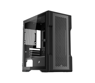 1STPLAYER T3-BK unité centrale Micro Tower Noir