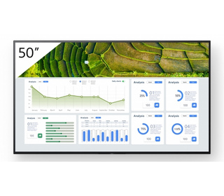 Sony FW-50BZ30L Écran d'affichage dynamique Écran plat de signalisation numérique 127 cm (50") LCD Wifi 440 cd/m² 4K Ultra HD No