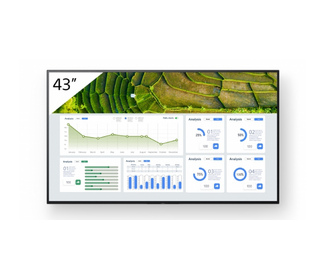 Sony FW-43BZ30L Écran d'affichage dynamique Écran plat de signalisation numérique 109,2 cm (43") LCD Wifi 440 cd/m² 4K Ultra HD 