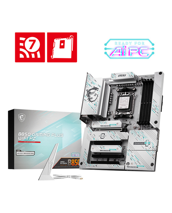 MSI B850 GAMING PLUS WIFI PZ carte mère AMD B850 Emplacement AM5 ATX