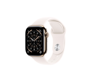 Apple Watch Series 11 OLED 46 mm Numérique 416 x 496 pixels Écran tactile 5G Titane Wifi GPS (satellite)