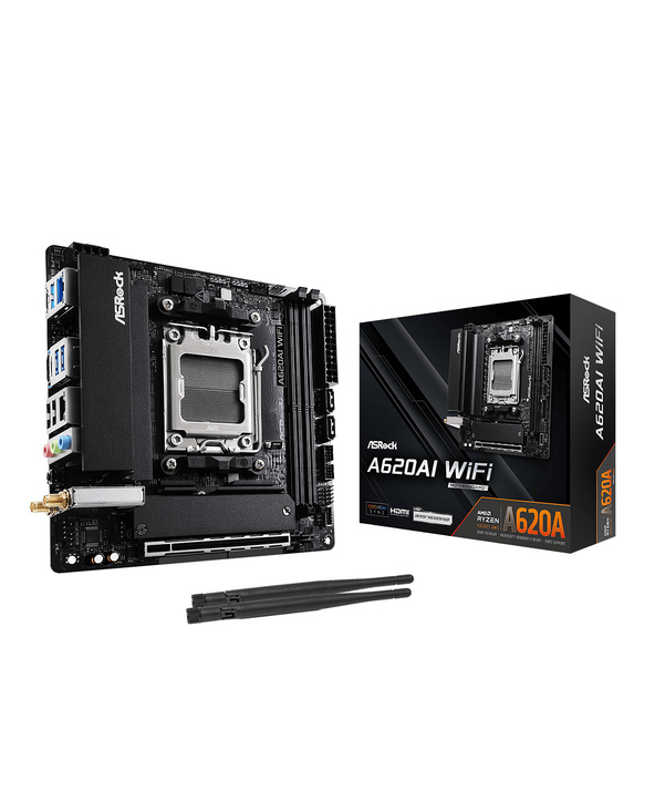 Asrock A620AI WiFi AMD A620A Emplacement AM5 mini ITX