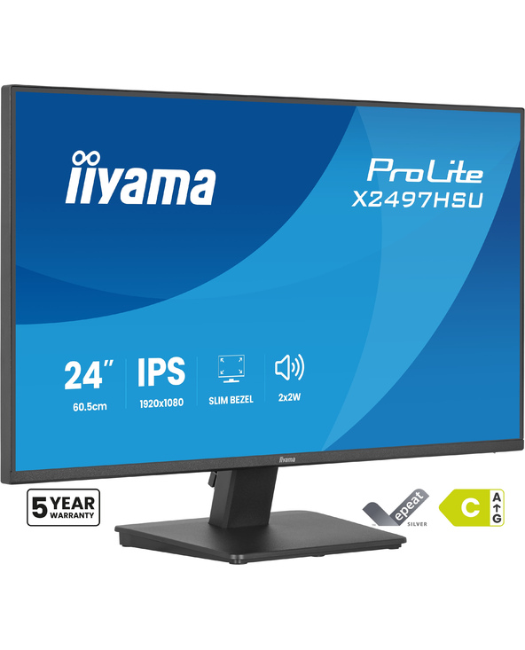 iiyama ProLite X2497HSU-B1 23.8" LED Full HD 4 ms Noir