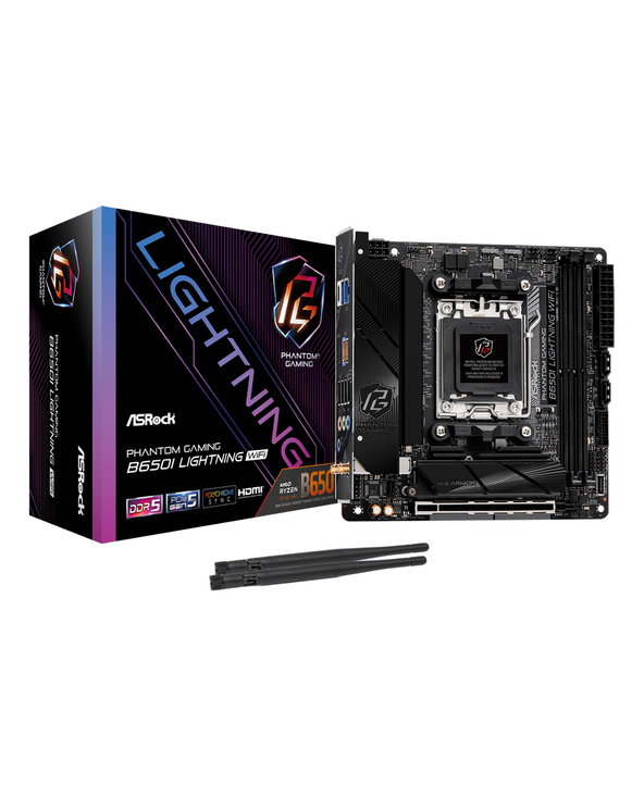 Asrock B650I Lightning WiFi AMD B650 Emplacement AM5 mini ITX