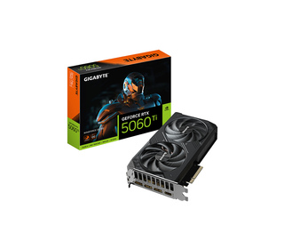 GIGABYTE GeForce RTX 5060 Ti WINDFORCE OC 16G Carte Graphique – 16 Go GDDR7, 128 bits, PCI-E 5.0, 2587 MHz Fréquence du processe