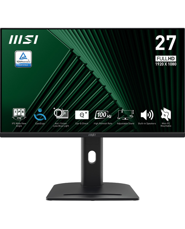 MSI PRO MP275PG 27" LCD Full HD 4 ms Noir