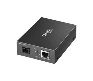 TP-Link Omada MC211CS-2 convertisseur de support réseau 1000 Mbit/s 1310 nm Monomode Noir