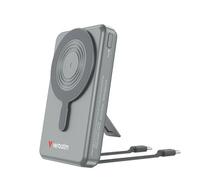 Verbatim 32272 banque d'alimentation électrique Lithium Polymère (LiPo) 10000 mAh Recharge sans fil Gris