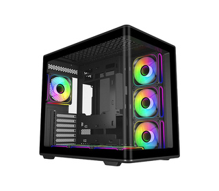 Cooler Master Elite 600 Midi Tower Noir, Transparent