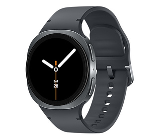 Samsung Galaxy Watch 8 3,3 cm (1.3") AMOLED 40 mm Numérique 438 x 438 pixels Écran tactile 4G Graphite Wifi GPS (satellite)