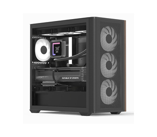 Aerocool D301A Mini Tower Noir, Bois