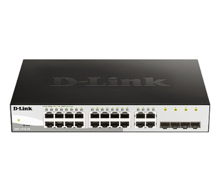 D-Link DGS-1210-20 Géré L2 Gigabit Ethernet (10/100/1000) 1U Noir