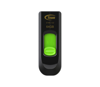 Team Group C145 lecteur USB flash 64 Go USB Type-A 3.2 Gen 1 (3.1 Gen 1) Noir, Vert