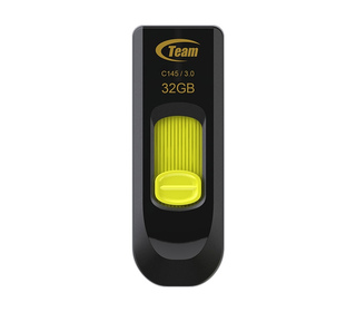 Team Group C145 lecteur USB flash 32 Go USB Type-A 3.2 Gen 1 (3.1 Gen 1) Noir, Jaune