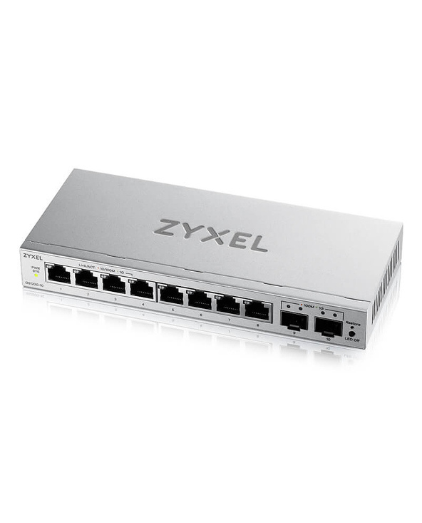 Zyxel GS1200-10v3 Géré L2 Gigabit Ethernet (10/100/1000) Bureau Gris