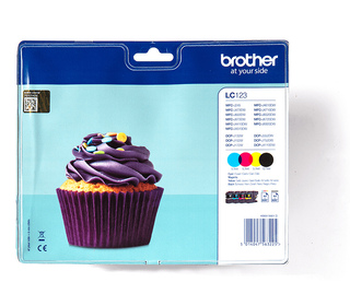 Brother LC123VALBPDR cartouche d'encre 1 pièce(s) Original Noir, Cyan, Magenta, Jaune