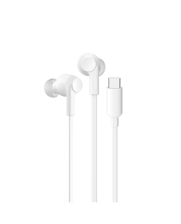 Belkin G3H0003hqWH Casque Avec fil Ecouteurs Appels/Musique USB Type-C Blanc