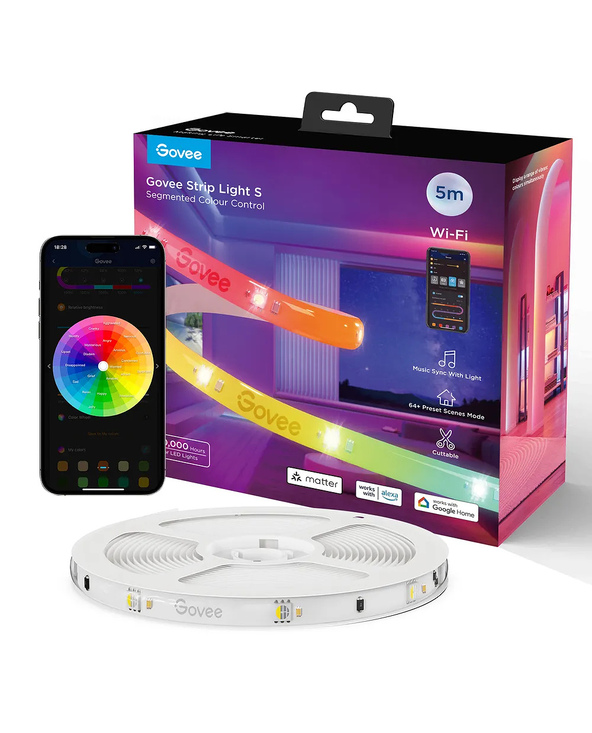 Govee H612A Eclairage intelligent par bande Wi-Fi/Bluetooth