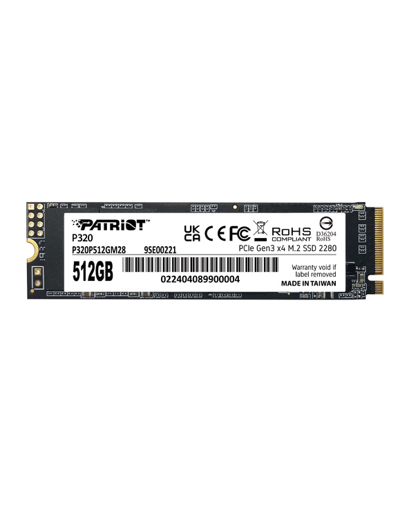 Patriot Memory P320 512 Go M.2 PCI Express 3.0 NVMe