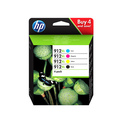 HP 912XL 4-pack Black/Cyan/Magenta/Yellow Original Ink Cartridges cartouche d'encre 4 pièce(s) Rendement élevé (XL) Noir, Cyan, 